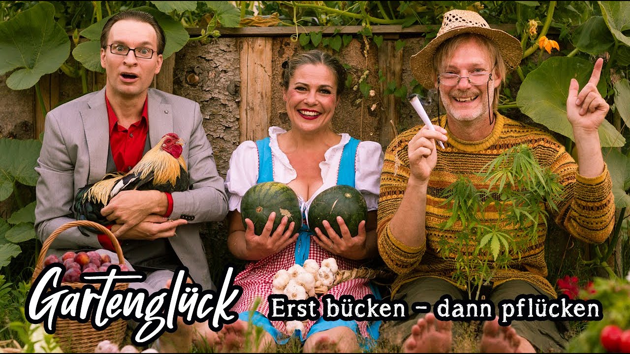 Gartenglück – Erst bücken - dann pflücken